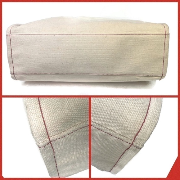 Kate Spade New York Mason Long Handles "TIC TAC TOE" "CHECKERS" Canvas Game Tote - Picture 9 of 16